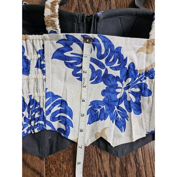 Vintage Sweet Lady Bustier, Sarong / Wrap Around Skirt Set Sz L, W/Scarf NWT - Picture 9 of 16